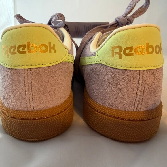 Reebok  Club C Ground Sneakers 'Purple/Lime'  Women Size 6  NEW with box - Picture 7 of 9